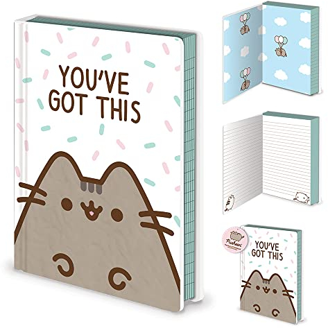 Pyramid International Pusheen | You've Got This | A5 | Premium | Notizbuch | Kinder | Erwachsene | Geburtstag | Weihnachten