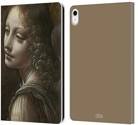 Head Case Designs Licenciado Oficialmente The National Gallery La Virgen de Las Rocas Arte Carcasa de Cuero Tipo Libro Compatible con Apple iPad 10.9 (2022)