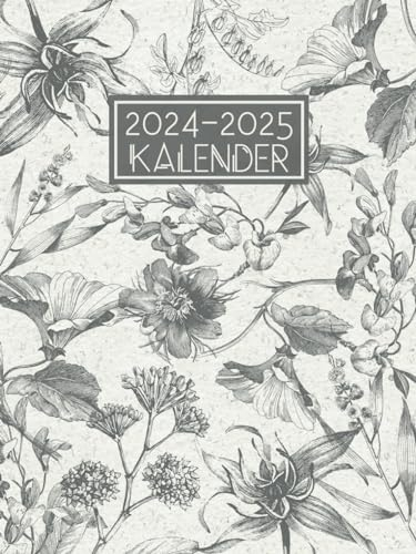 Kalender 2024 2025: 24 Monate Buchkalender von Januar 2024 bis Dezember 2025 || 2 Jahres Terminplaner mit Feiertagen - 1 Monat auf 2 Seiten - Großes Format