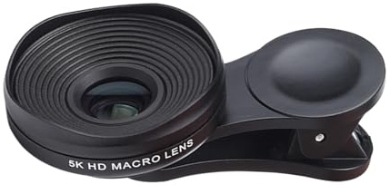 Dickly 35 mm Macros Lens Telephoto Lens Black Compact Universal Lightweight Smartphone Accessories Lens Attachment for Mobile Phone