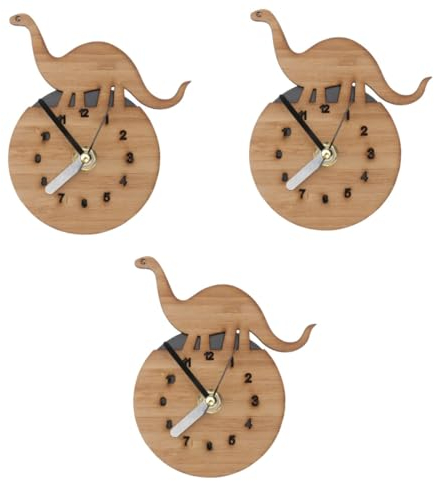 PRETYZOOM 3 Piezas Reloj de Nevera magnético decoración del refrigerador Reloj magnetico para heladera - Refrigerador Relojes Reloj refrigerador Fuerza magnética imán de refrigerador
