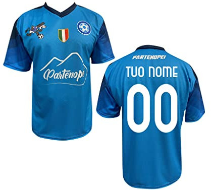 Maglia Tifoso Napoletano da Calcio Partenopei Personalizzata Personalizzabile