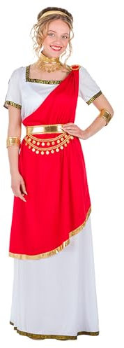 Boland - Costume romain pour femme, 7 pièces, déguisement pour fête à thème, Halloween ou carnaval, reine, déesse
