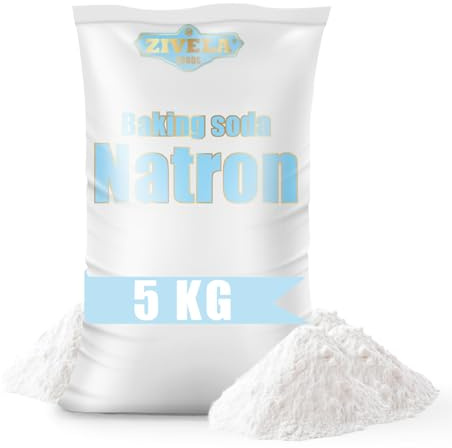 Natron pulver, Baking Soda 10kg | Natriumbicarbonat, Natriumsalz | 2x 5kg Natron E500 Backsoda 100% Rein, Lebensmittelqualität