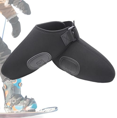 Insulated Boot Protectors, Warm Ski Boot Covers, Outdoor Winter Gear, Winter Sports Accessories, Cold Weather Boot Covers, Adjustable Ski Boot Covers for Warmth and Comfort, as Picture,