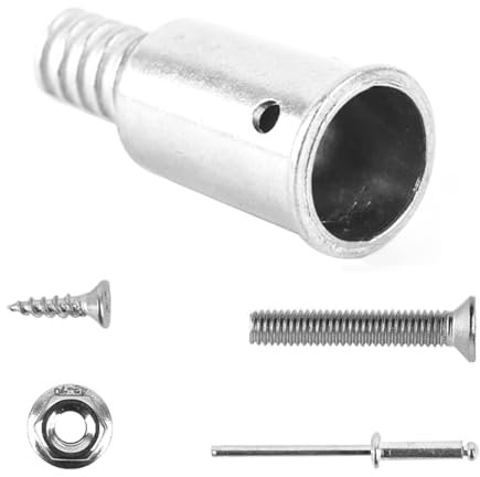 Namvo Telescopic Pole Kit Connector Threaded Handle Head Broom Handle Head For Pole Metal Broom Handle Threaded Head Wooden Handle Head For Wooden Pole Threaded Head