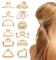 ZOCONE 12 Piezas Pinzas para el Pelo Pequeñas Pinzas de Pelo Mujer Pinzas Pequeñas Doradas Pinzas Pelo Metal Elegantes Small Claw Clips para Peinados Semi-Atados y Cabellos Finos