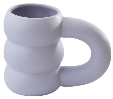 Taza de Cerámica Moderna Aesthetic Artesanal Calidad – Diseño Elegante, Cute, Bonito, Colores Estéticos – Ideal para Café, Té o Chocolate, Desayuno Y Regalo – Acabado Mate (Amarillo Terroso) (310ml)