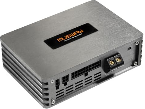 MUSWAY M5Evo (512K-Version) - 5-KANAL CLASS D VERSTÄRKER MIT 9-KANAL DSP | Kabel auf offene Enden