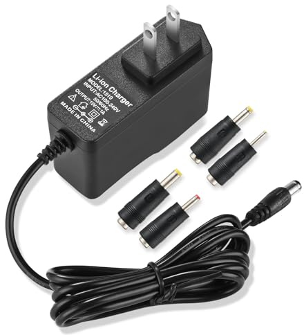 15V 1A Charger for Car Jump Starter Power Supply 15V 1A~1.5A for Peak 450A 500A 600A 800A 1000A Auto Battery Booster Jump Starter, Compatible Beatit,Tacklife,Gooloo & More Portable Car Jump Starter