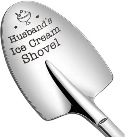 Funny Husbands Ice Cream Spoon Gift Stainless Steel Ice Cream Scoop | Husband Birthday Gift Valentine's Day Gift Husband Wedding Anniversary Gift
