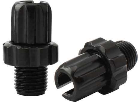 YEJBBUC 2 viti di regolazione della leva del freno per bicicletta, 10 mm, colore nero