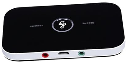 Vaguelly Kabelloser Audio Adapter Sender Und Empfänger Mobiler Funk-Sender Und Empfänger Für Tv Stereoanlage Kopfhörer Kompatibel Mit Smartphone Tablet Pc Für Zuhause Büro Und Studentenwohn