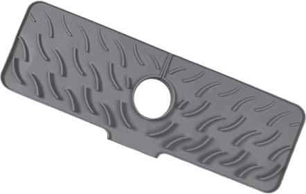Tappetino per rubinetto da cucina, tappetino di protezione del rubinetto, tappetino di drenaggio in silicone per protezione della cucina, protezione del controsoffitto, tappetino antigoccia, supporto