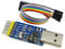 Aihasd CP2102 6 in 1 Serielles Modul USB zu TTL RS485 3.3V 5V mit Dupond Kabel