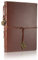 ThxMadam Scrapbook Album Foto Buch Braun Leder Selbstgestalten Fotoalbum Vintage Hochzeit Gästebuch Fotobuch 60 Schwarze Seiten für Weihnachten Geburtstag Jahrestag Geschenk für Vater Mann Freund