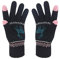 VENI MASEE Winterhandschuhe für Damen, mit Hirsch-Druck, doppellagig, hält warm