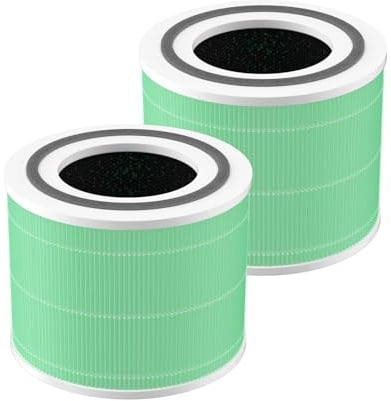 Core 300 Filter Replacement Compatible with LEVOIT Air Purifier Core 300 / Core 300s, High-Efficiency 3-in-1 Ture HEPA Filter, Part # Core 300-RF, 2-Pack
