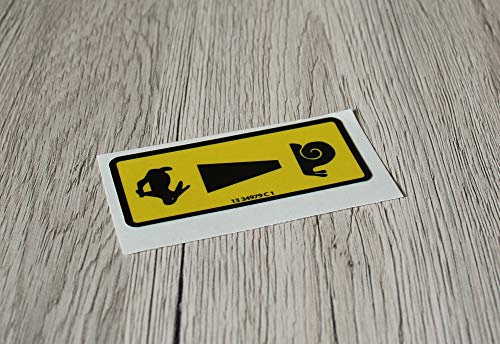 IHC Aufkleber Warnaufkleber Geschwindigkeit Hase Schnecke Traktor Emblem Sticker Label
