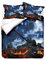 HNHDDZ 3D Panzer Bettwäsche-Set Cool Braun Gelb blau Bettbezug und Kissenbezug Kinderjunge Teenager Mikrofaser (Stil 4, Bettbezug 135x200 cm + 1 Kissenbezug 80x80 cm)