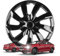 Walser Premium Radkappen Turbine Black, 4er Set Radkappen Auszeichnung Sehr Gut*, Radzierblenden 15 Zoll, Radblenden für Alufelgen Stahlfelgen, Auto Radzierblende schwarz - Made in Europe