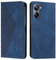 KOUYI Funda para OPPO Realme 10 4G, PU Cuero Flip Folio Carcasa [Magnético][Soporte Plegable][Ranuras para Tarjetas],Capa Tipo Libro Flip Case Wallet,Antigolpes Cover (Azul)