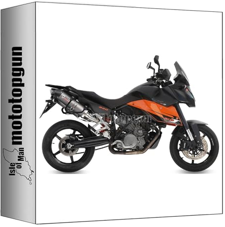 mivv 2 auspuff zugelassen oval titan carbon cap kompatibel mit ktm 990 supermoto smt 2009 2010 2011 2012 2013 mototopgun