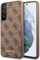 Hülle Guess GUHCS23SG4GFBR Samsung S23 S911 braun 4G Metal Gold Logo
