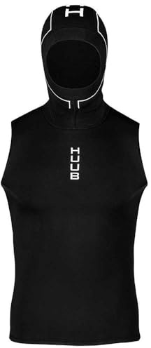 2023 Huub Neoprene Hooded Wetsuit Vest NEOHVEST - Black Size - XL
