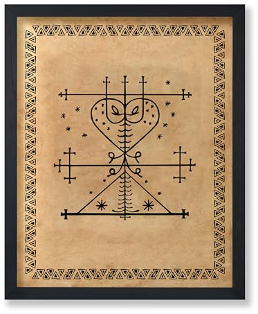 Poster Master Vintage Maman Brigitte Poster – Retro Okkulter Druck – Voodoo-Kunst – übernatürliche Kunst – Halloween-Kunst – Geschenk für Männer und Frauen – Gothic-Dekor für Schlafzimmer oder