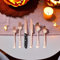 Steakmesser Set für 6 Personen Besteck Rose Gold 36-Teiliges Edelstahl Modernes Design Cutlery Set Besteck mit Steakmesser/Messer/Gabeln/Löffel/Teelöffel Spülmaschinenfest