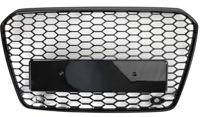 Areyourshop RS5 Style Honeycomb Mesh Front Bumper Grille Grill Fit für Audi A5 S5 B8.5 2013-2016