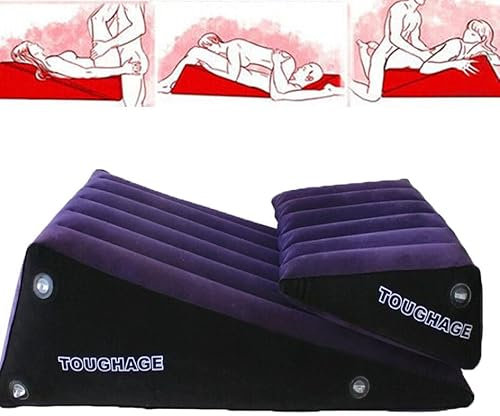 Vielretude Sex Aufblasbare Kissen Dreieck Sofa Lendenkissen Sofa-Kombination Sex Aid Keil Kissen Love Position Möbel Spielzeug