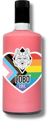 Ser Lobo - Tequila de Fresa I Crema de Fresa con Tequila I Licor crema con carácter libre, salvaje y arriesgado I 15% I 0,7 L (Pride Edition)