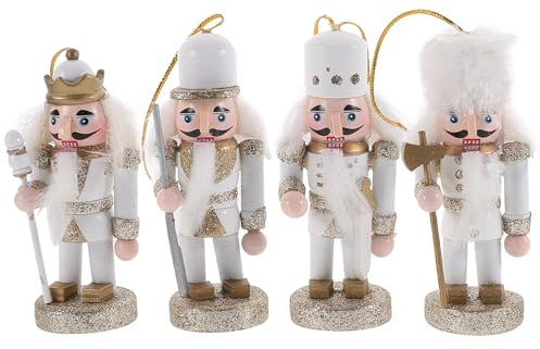 TOPBATHY Decorazione Artigianale in Legno Per Esterni A Forma Di Schiaccianoci Unica Per La Decorazione Delle Feste Di Natale