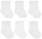 Baumwolle 6 Paar Baby Socken für Neugeborene Säugling 0-6 Monate bis 3 Jahre | Stopper Nahtlos Socken | Jungen Mädchen Kindersocken