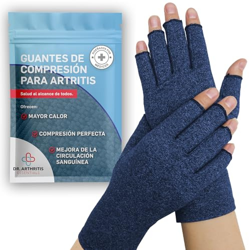 Arthrose Handschuhe mit offenen Fingerspitzen, Rheuma handschuhe und Arthritis Kompressionshandschuhe Damen und Herren