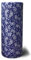 HYDIK Porte-parapluies en Porcelaine Bleu et Blanc à Fleurs Porte-parapluies en céramique à Fleurs de Prunier Vase à Fleurs cylindrique pour Calligraphie et Peinture pour Couloir (11x33,