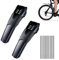 Raisand 2 stücke Schutzbleche Mountainbike Set,Schutzblech Rennrad,Spritzschutz Fahrrad,Universal Schnelle Demontage Fahrrad Schutzblech,für Alle Mountainbike、Road Bike