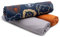 VmG-Store 1,5m Baumwollstoff Set Designstoff + 2x Uni farblich abgestimmt 100% Baumwolle Material Auswahl (Safari Tiere Navy Set47)