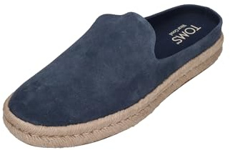 TOMS Santiago Mule Herren Pantoletten Aus Leder In Marineblau