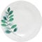 Secret de Gourmet - Lot de 6 Assiettes Plates Végétal 27cm Blanc