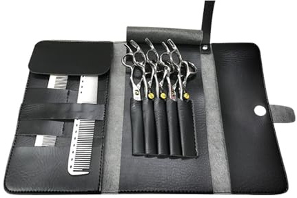 Kit di strumenti per parrucchieri, Fondina Attrezzi Parrucchiere Borsa, Cintura per parrucchiere, Borsa attrezzi per forbici parrucchiere, Custodia per forbici da parrucchiere