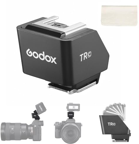 Godox TR-C TTL Hot Shoe Riser für Canon, mit 6 Verstellstufen (0-90°) TTL Funktion HotShoe Extender Mount Adapter für Godox TTL Mini Flash iT20 iT30Pro