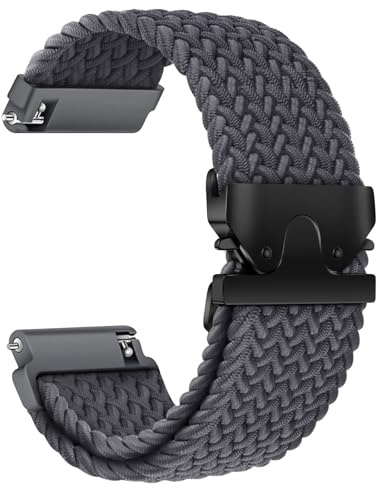 Geflochtenes Armband für Garmin Venu 4 41mm/Venu 3S/Venu 2S/Vivoactive 4S/Vivomove 3S/Forerunner 265s/255s/255s Music,Uhrenarmband 18mm Nylon Band