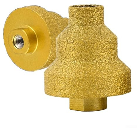 Gdfnmogo Broca escalonada de 20-35-50 mm con flauta recta para metal, madera, apertura de agujeros de mármol, rosca de 14 mm, fresa de material de esmeril para talleres y proyectos de bricolaje