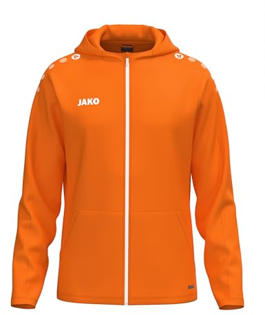 JAKO One Kapuzenjacke – Atmungsaktive Sportjacke für Herren aus 100% Polyester, mit weichem Micro-Fleece, ideal für Sport und Freizeit