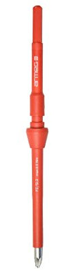 Armeg SDICBPM2 Plus/Minus 2 - PZ/SL VDE Interchangeable Screwdriver Switch-Blade - Red/Black