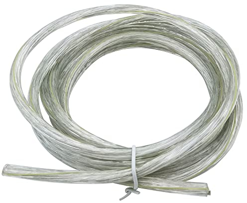 Cavo Elettrico 3 Core Rotondo In PVC - Filo Rame Ad Alta Temperatura 3 X 0.75 mm² - Alimentazione a Terra - 5 Metri Lunghezza Flessibile - Stagno-Transparent