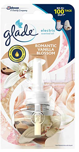 Glade Electric Scented Oil Nachfüller für Glade Duftstecker, Romantic Vanilla Blossom, 2er Pack (2 x 20 ml)